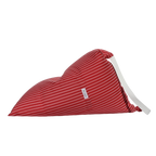 Cojín Aperol rojo y blanco De Galei, ligero y cómodo, con diseño vibrante inspirado en el verano mediterráneo.